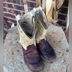Old West Kid’s Cowboy Boots. Boy size 10 (toddler).